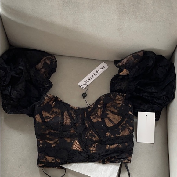 NEW 🍋 For Love and Lemons | ROSALIE Blouse - Picture 5 of 7